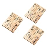 COHEALI 24 Stück Blumen Set Stempel DIY Holzstempel Holzstempel Journal Stempel Retro Holzstempel...