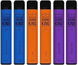 6 Stück - E Vape ohne Nlkotn - bis zu 600 Poffs | Verschiedene Sorten - Überraschungsmix 6er Pack...