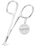TITANIA Solingen Hautschere mit dünner Spitze (9,5cm) • Nagelhautschere Solingen •...