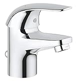 GROHE Euroeco - Einhand- Waschtischarmatur (wassersparend, S-Size, mit Keramikkartusche, kratzfest)...