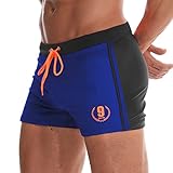 Arcweg Badehose Herren Eng Kurz Badeshorts mit Tunnelzug Schwimmhose Wassersport Kurze Hose UV...