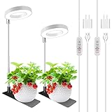 Kullsinss Pflanzenlampe LED Vollspektrum, Höhenverstellbares Kleine Grow Light mit Abnehmbare...