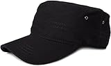 styleBREAKER Unisex Military Cap aus Baumwoll-Canvas | Army Cap mit gebogenem Schirm | verstellbare...