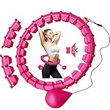 Smart Hoop Reifen Erwachsene Mit Gewicht Kugel,Ultra Leiser Hoola Hoop zum abnehmen Mit 32...