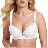 Gubsssl BH Damen Ohne Bügel Bustier Push up Damen-BH Große Brüste Starker Halt Bügelloser...