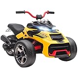 AIYAPLAY Elektro Quad für Kinder, 12V Kinderquad mit 3 Rädern, Vorwärts-, Rückwärtsfunktion,...