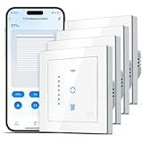 SMARTERCURRY Wlan Rolladenschalter, [7 Pro] Smart Rolladen Zeitschaltuhr zur Steuerung der...
