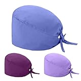 AIchenYW Op Haube Klicksystem Peeling Kappe für Krankenschwester Zahnarzt Bandana Bedruckte Füllig...
