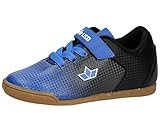 Lico Unisex Kinder Sambo Vs Hallenturnschuhe, Blau Schwarz, 33 EU