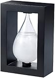 Carlo Milano Barometer: Modernes Fitzroy-Sturmglas in Tropfenform, 14cm (Dänisches Sturmglas,...
