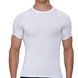 Smatstyle Kompressionsshirt Kurzarm Herren Sport T-Shirt Compression Trainingsshirt elastisches...