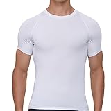 Smatstyle Kompressionsshirt Kurzarm Herren Sport T-Shirt Compression Trainingsshirt elastisches...