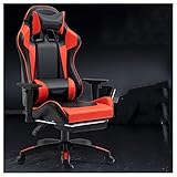 HZTEC Gaming Stuhl Gamer Stuhl Süße Massage-Gaming-Stühle for Erwachsene und Jugendliche (Color :...
