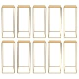 WDZCZDoo Hochzeitsblumenständer Gold 10er Set Blumensäule 80cm Blumenständer Dekoration Hochzeit...