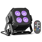 Oloaxolx 4 x 8 W RGBW 4-in-1 LED Par Mini Bühnenlichter leichte mit DMX512, klanggesteuert,...