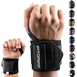 FITGRIFF® Handgelenk Bandagen [Wrist Wraps] 45cm Handgelenkbandage für Fitness, Handgelenkstütze,...