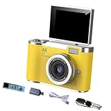 Generic 4K-Digitalkamera, 180°-Klappbildschirm, 2,4-Zoll-Bildschirm, 48-MP-Kamera, 8-facher...