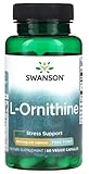 Swanson - L-Ornithine 500 mg | Unterstützung für Muskelregeneration und Stickstoffbalance - 60...