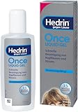 HEDRIN ONCE - Liquid Gel - Flüssiges Läuse-Gel - Schnelle Beseitigung von Kopfläusen und Nissen...