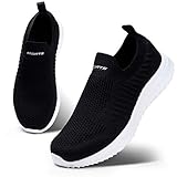 HKR Damen Mesh Atmungsaktiv Walking Schuhe Freizeit Turnschuhe Leichte Laufschuhe Gym Fitness...