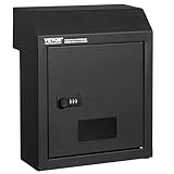 VEVOR Mauerdurchwurf Briefkasten 305 x 155 x 360 mm Einbaubriefkasten 48 x 258 mm Briefeinwurf 43 mm...