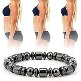 Abnehmen Armband, Mode Magnetarmband, Gewichtsverlust , Männer Frauen Unisex Schwarz Stein...