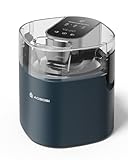 AOBOSI 1.5 L Eiscremebereiter mit eingebautem Kompressor, Edelstahl, kein Vorgefrieren, Yogurt Maker...