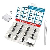 Geavonyg Positiv Regler Set Mit 39 Reglern Und Effizienten Kühlkörpern L317-L7824 Zuverlässiger...