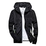 Casual Pure Color Plus Size Hoodie für Herren, Reißverschluss, Outdoor-Sportmantel Frühlings...