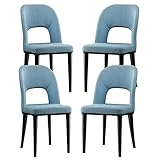 Modern Dining Chair Modern Leather Dining Chairs Set of 4,Kitchen Living Room Lounge Counter Chairs...