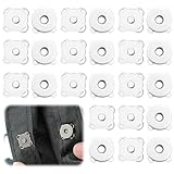 12 Paare Magnetverschluss Tasche,Magnetverschluss,Magnetknöpfe,Magnetknöpfe zum...
