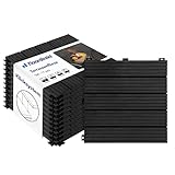 Floordirekt Fliesen 30x30 cm, 1m² = 11 Terrassenfliesen, Klickfliesen, Balkonfliesen in Holzoptik -...