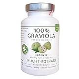 100% GRAVIOLA FRUCHT-EXTRAKT 4000 mg -10 :1 Hochdosiert- 180 Kapseln á 400 mg, ohne Pestizide,...