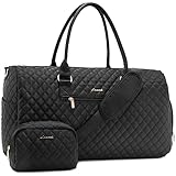 LOVEVOOK Sporttasche Reisetasche Damen, Weekender Travel Bag Kliniktasche Geburt mit Kulturtasche,...