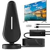 Gezimetie DVBT2 Antenne, zimmerantenne DVB-T & DVB-T2 Antennen mit Verstärker