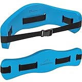 EVEREST FITNESS Schwimmgürtel in Blau - Aqua Jogging Gürtel - Schwimmgurt Erwachsene - Aquafitness...