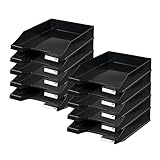 HAN Briefablage KLASSIK, 10 STÜCK Schreibtisch Organizer, Bürobedarf, Ablagefächer,...