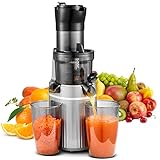 AOBOSI 200W Slow Juicer, Entsafter mit Rückwärts Funktion und zwei Filtergrößen. entsafter...