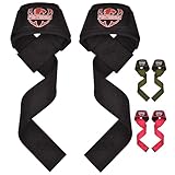 FIGHTSENSE Fitness Zughilfen für Krafttraining (Lifitng Straps) Gewichtheben Riemen für Männer...