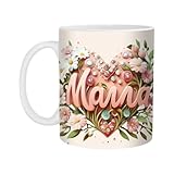 Mom Kaffeetasse, Mom Tassen für en | Muttertag Keramikbecher,Blumenmuster eleganter Teetasse für...