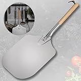 heidenfeld Pizzapfanne Catania | Pizzaschieber - Aluminium Pizzaschaufel mit 66.5 cm - Große...