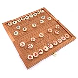 ROMBOL Xiangqi, das chinesische Schachspiel, Schachvariante, Set mit originalen Holzscheiben, Holz
