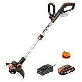 WORX 18V(20V MAX) Akku-Rasentrimmer WG163E.2, 2,0Ah, PowerShare, 2-in-1 Rasentrimmer &...