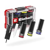Original Einhell Impact Stecknuss-Set 5-tlg. (3x 80-mm-Stecknüsse, CrMo-Stahl, Kunststoffhülse,...