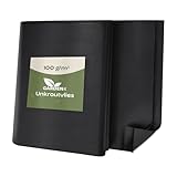 GARDENIX Gartenvlies gegen Unkraut - Unkrautvlies Wasserdurchlässig 100g/m² - Schwarz...