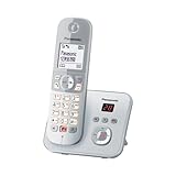 Panasonic Dual-Micro/Nano, KX-TG6861GS Schnurlostelefon mit Anrufbeantworter (Bis zu 1.000...