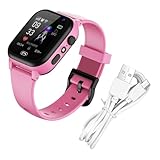 zwxqe Kids Phone Watch, 4G Kinder Smartwatch, GPS Tracker Uhr, Wiederaufladbare Smart Watches mit...
