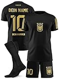 Deutschland Fußballtrikot personalisiert für Jungen & Mädchen – mit deinem Namen & Nummer