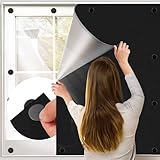 BKSAI Fenster Verdunkelung Magnetisch 100X145CM Verdunklungsstoff Verdunkelungsrollo...