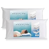 Mediflow Wasserkissen mit Memory-Schaumstoff, neu erfunden mit Wasserbasis-Technologie – Lindert...